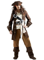 Jack Sparrow Costume, Disney Pirates Of The Carribean Fancy Dress