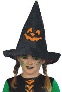 Black Witch Child Hat