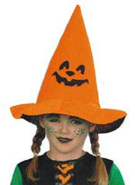 Orange Witch Child Hat