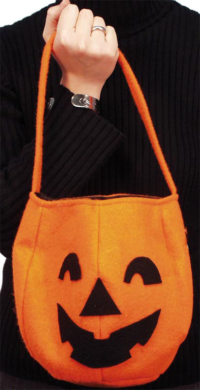 Bag, Pumpkin Trick Or Treat Smiffys fancy dress