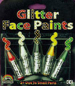 Face Paint Glitter Sticks 5 Color