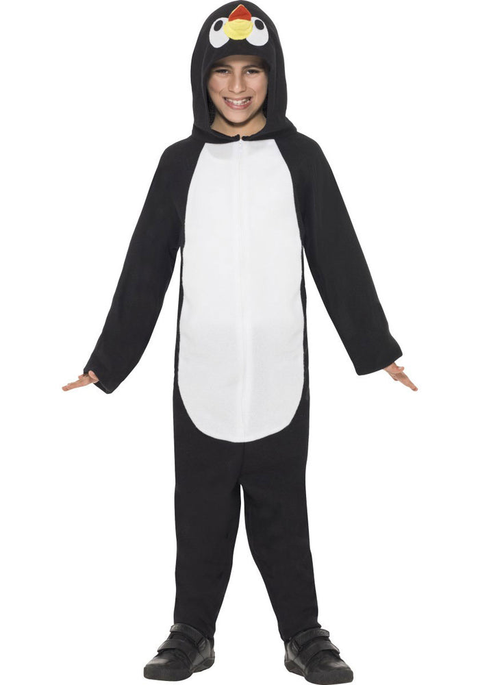 Kids Penguin Costume, All-in-One Child Penguin Fancy Dress