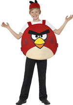Kids Red Bird Tabard Costume, Angry Birds Fancy Dress