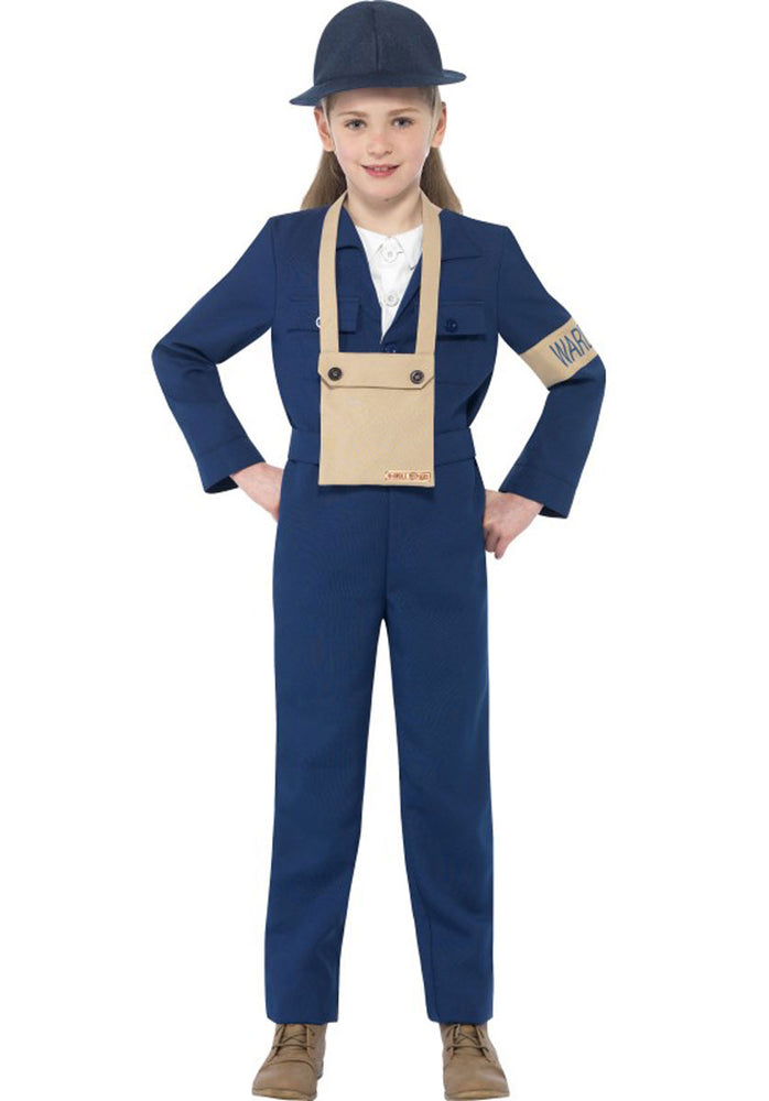 Kids Air Warden Costume - Horrible Histories Collection