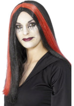 Red Streak Bewitched Wig
