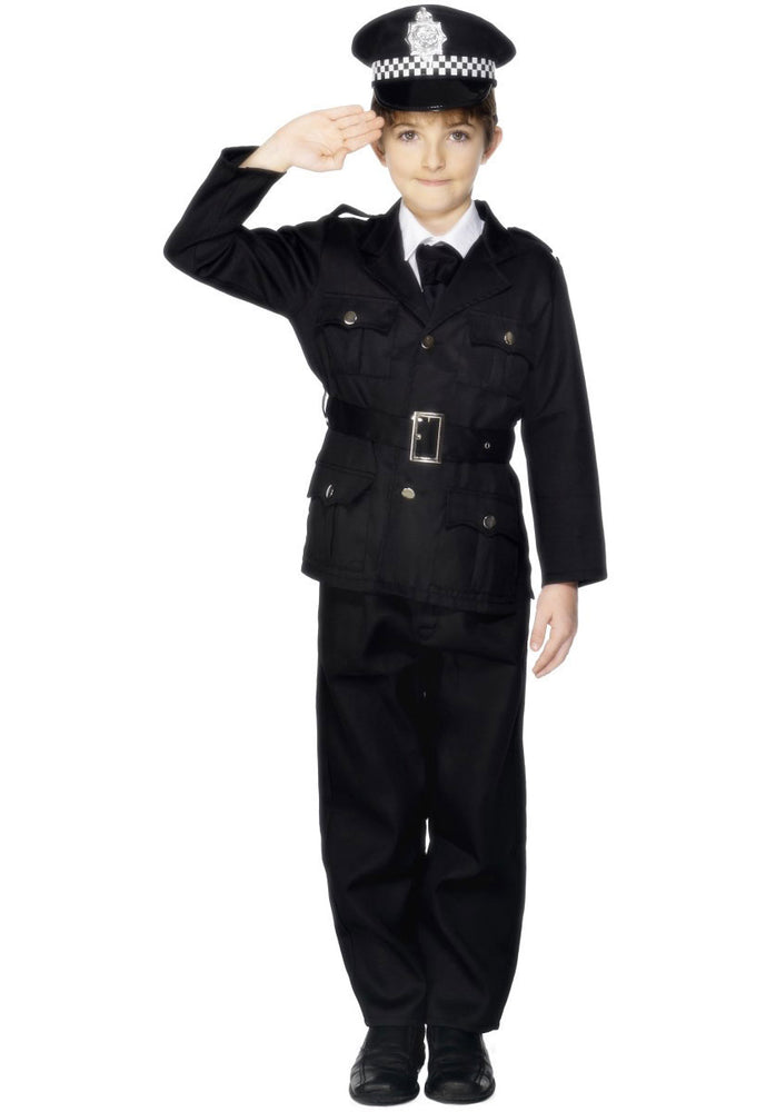 Kids Policeman Costume, Occupations Fancy Dress for Children