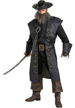 Blackbeard Pirate Deluxe Costume
