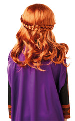 Girls Frozen 2 Anna Wig