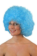 Pop Wig Deluxe Neon Blue