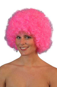 Pop Wig Deluxe Neon Pink