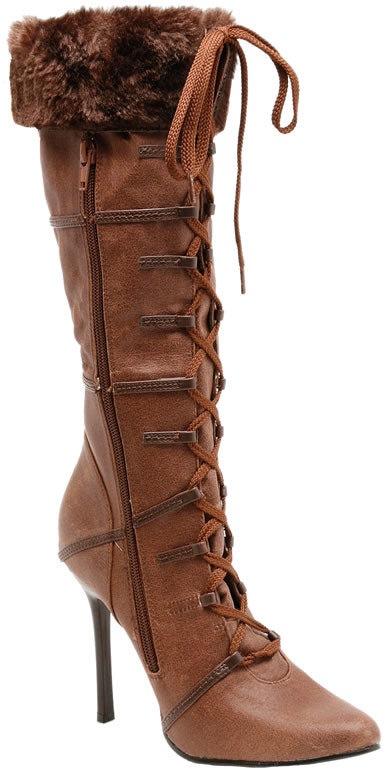 Fever Wild West Boot, Brown Suede