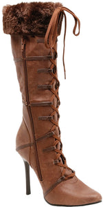 Fever Wild West Boot, Brown Suede