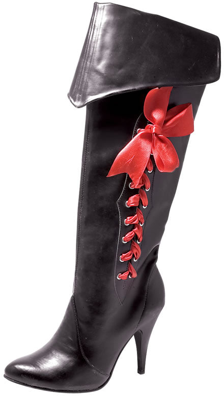 Fever Pirate Lady Boot with Ribbon