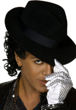 Michael Jackson Fedora Hat Deluxe