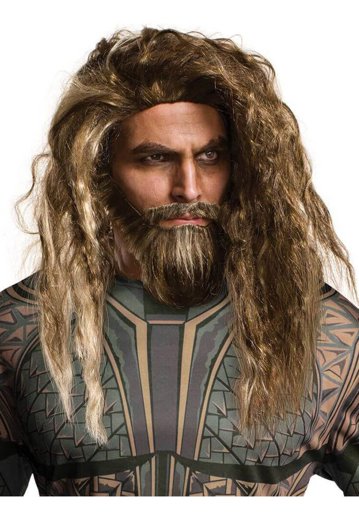 Aquaman Wig & Beard Set