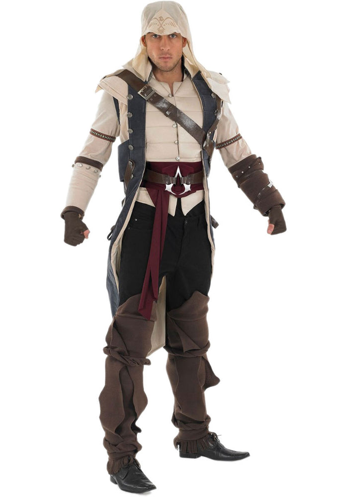 Adult Assassins Creed Costume, Colonial Assassin Deluxe