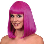 Party Wig Neon Fuchsia Smiffys fancy dress