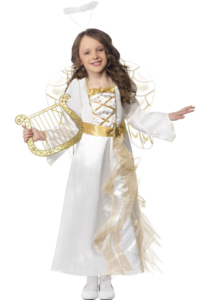 Kids Angel Princess Costume, Girl Christmas Fancy Dress