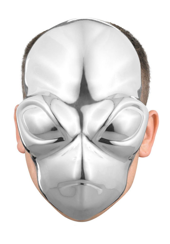 Alien Chrome Mask, Fancy Dress Accessory