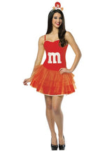 M&M Red Party Dress