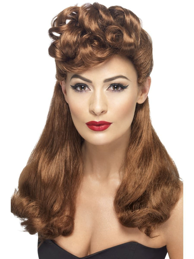 1940s Vintage Wig. Auburn