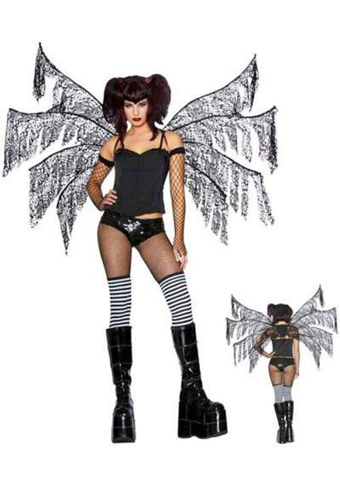 Black Dark Nymph Wings