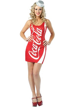 Ladies Coca Cola Costume, Funny Fancy Dress