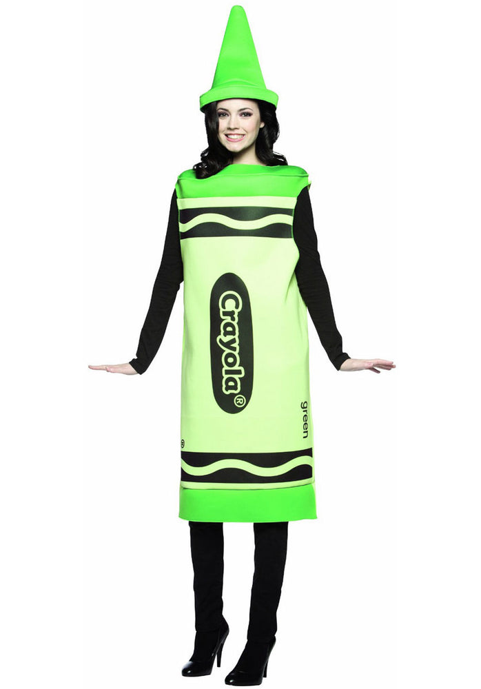 Crayola Green Crayon Costume, Funny Fancy Dress