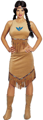 Indian Babe Costume, Native American Fancy Dress