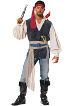 Adult Pirate Costume - Blue Sea Pirate Costume
