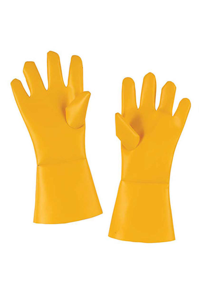Yellow Mad Scientist Gloves Black