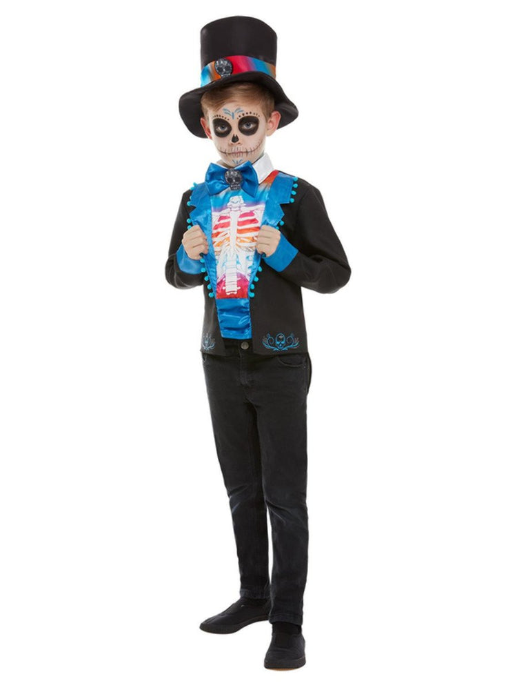 Neon Day of The Dead Boy Costume50792