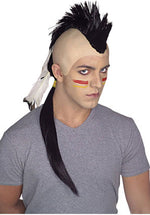 Mohawk Indian Style Wig, Cowboys & Indians Fancy Dress