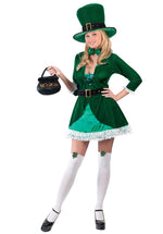 Luscious Leprechaun Costume, Irish Fancy Dress