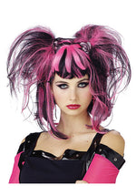 Bad Fairy Wig, Black and Pink