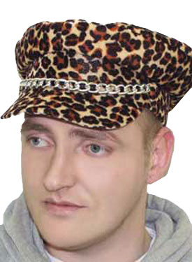 Biker Leopard Hat  Ref:5679