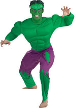 Hulk Costume Marvel - Muscle Chest Superhero Fancy Dress