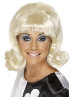 60's Flick-Up Wig Blonde