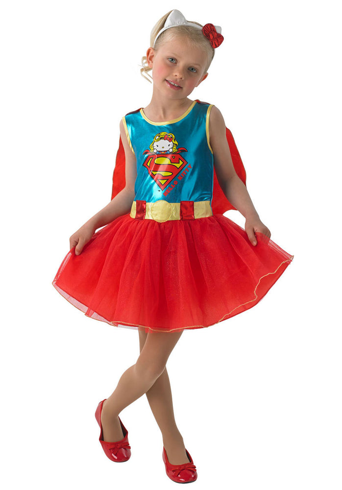 DC vs Hello Kitty Supergirl Child Costume Dress