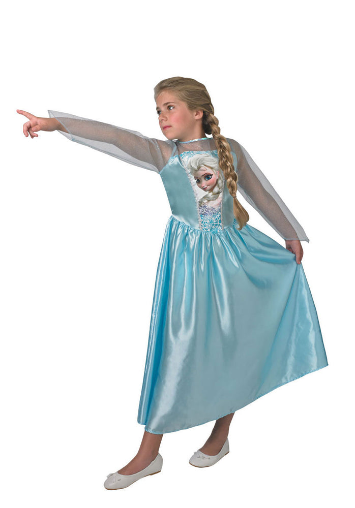 Tween Elsa Classic Costume Disney Frozen Fancy Dress