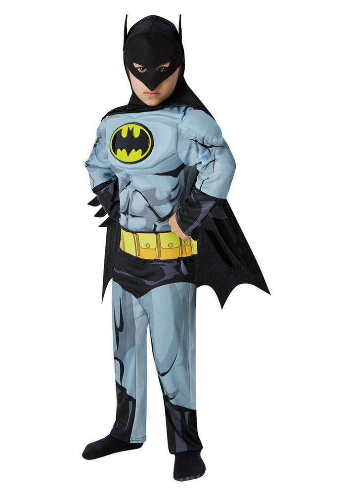 Deluxe Boys Batman Comic Book Design Style Kids Fancy Dress