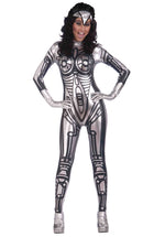 Female Robot Costume, Women's Cyborg Fancy Dress
