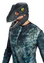 Jurassic World Blue Velociraptor Movable Jaw Mask