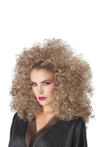 3/4 Curly Fall Wig - Blonde