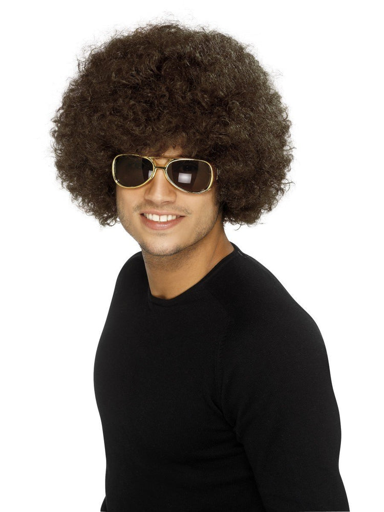 Afro Wig - Economy, Brown