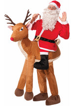 Santa and Rudolph Ride Together Fancy Dress Costume