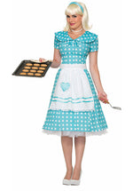 Polka Dot Retro Fifties 50’s Style Housewife Costume
