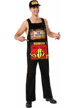 Cheeky Peep Show X-Rated Male Overalls Costume