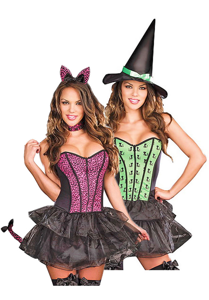 Under My Spell Costume, Witch and Kitty Reversible Costume