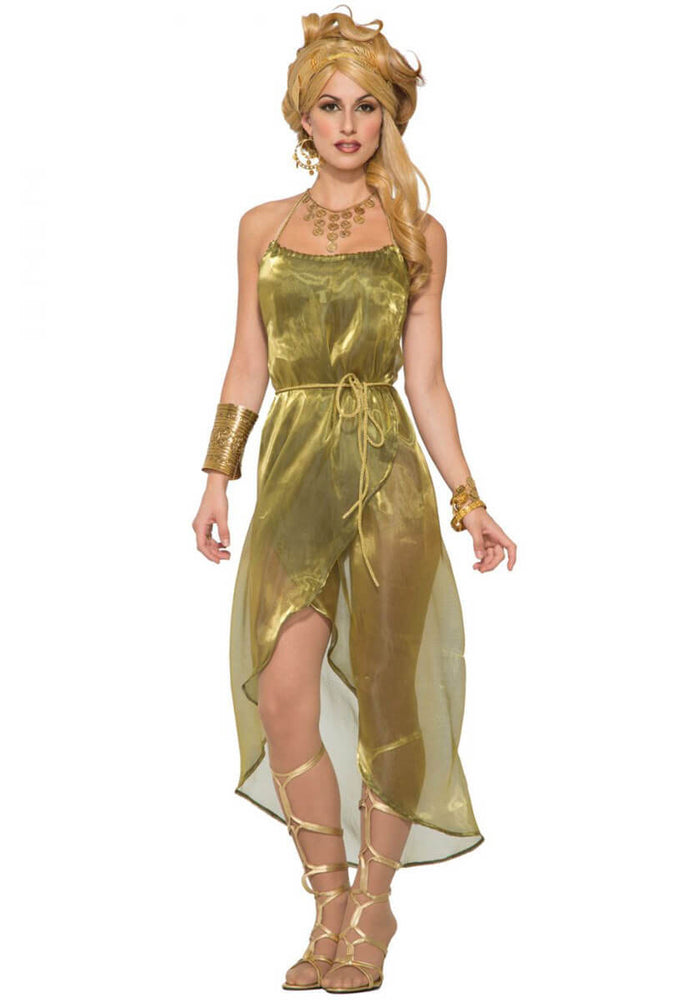 Gold Toga Cleopatra Dress